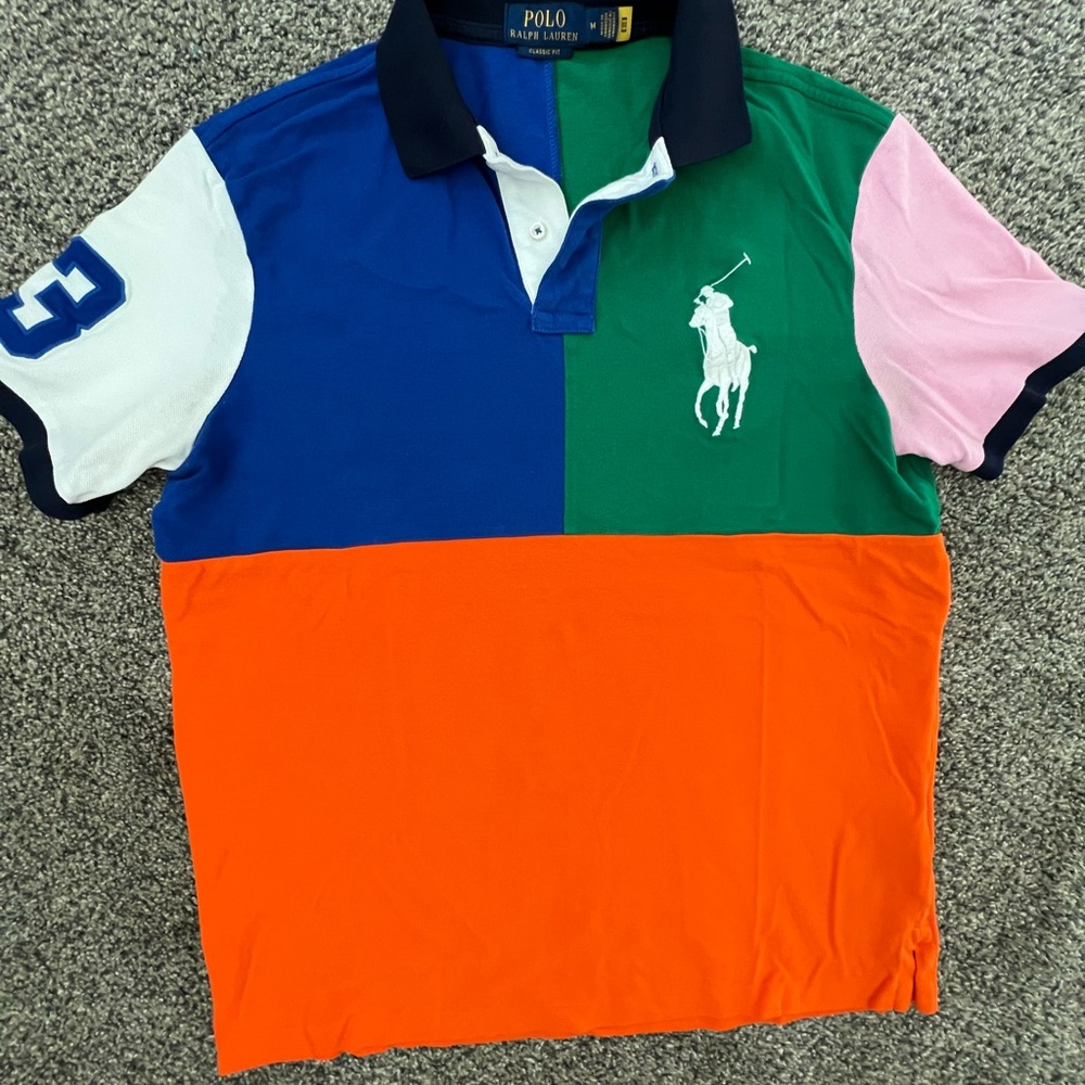 Polo by Ralph Lauren Men's Colorblock Polo Shirt. Iconic!